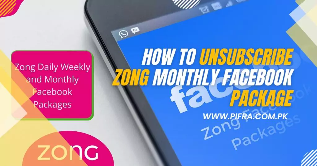 How to Unsubscribe Zong Monthly Facebook Package