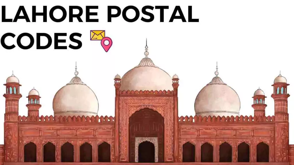 Lahore postal codes